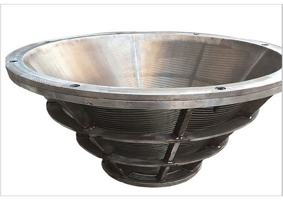 CE Stainless Steel Wedge Wire Screen , Sieve Bend Screen 450 Mesh