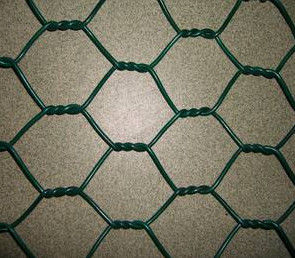 low carbon Plastic Coated Chicken Wire , HH Galvanised Hexagonal Wire Netting