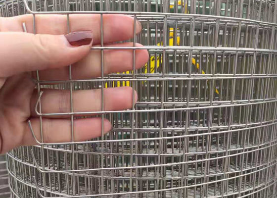1/2 Inch Ss Welded Wire Mesh , SGS Chicken Cage Wire Mesh