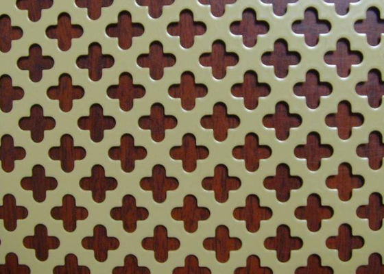 punched Perforated Stainless Steel Plate , 316L Steel Perforated Sheet