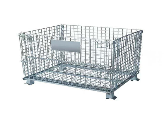 1200Kgs Metal Mesh Container , L1000mm Wire Container Storage Cages