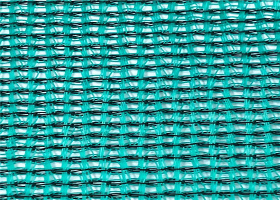 CE Green Net For Sun Protection , 100g Hdpe Fencing Net