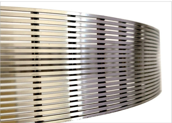 Mine Sieve Stainless Steel Wedge Wire Screen W6M V Shape Hole