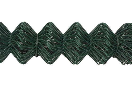 Decorative 50x50mm Galvanized Chain Link Fence 8 Gauge
