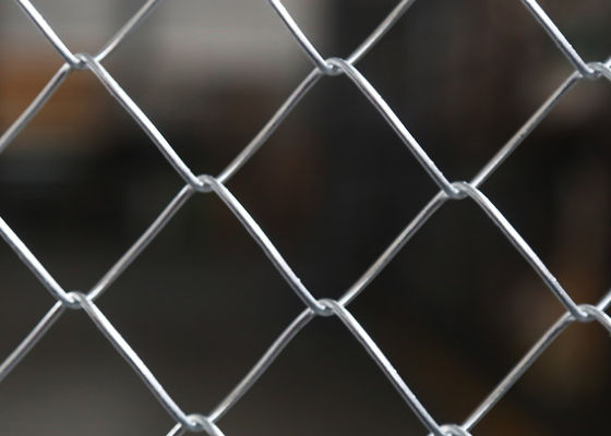 PVC Galvanized Chain Link Fence 100x100mm for Driveway
