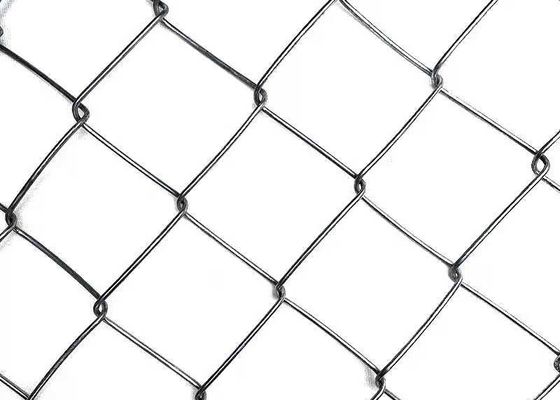 1.8x3m Diamond Wire Mesh Fence , Double Chain Link Fence Simple Torsion