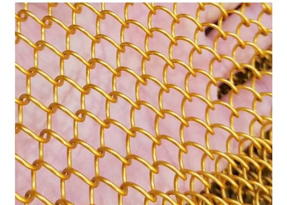 1.8x3m Diamond Wire Mesh Fence , Double Chain Link Fence Simple Torsion