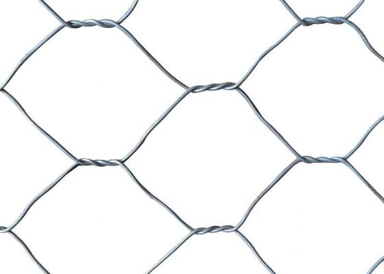 19mm Poultry Wire Mesh Fence , 50mm Hole Hex Wire Fencing