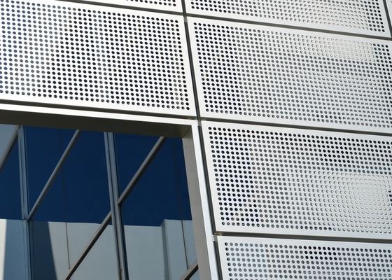 SGS Grade 304 316 Micron Stainless Steel Perforated Metal Sheet Round Hole