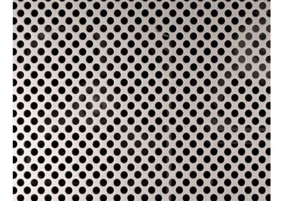 SGS Grade 304 316 Micron Stainless Steel Perforated Metal Sheet Round Hole