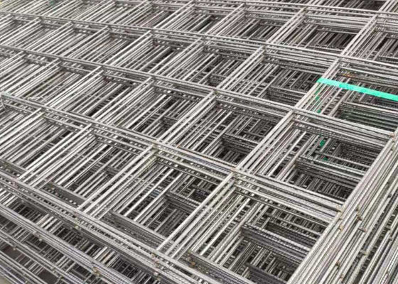 8mm 20cm Hole 2x4m Rebar Mesh Panels For Concrete