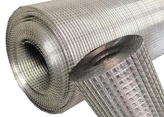 Food Grade Metal Silver 304 Stainless Steel Welded Wire Mesh 30x1.2m