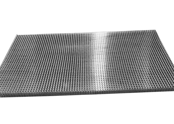 Weld 50x50mm Hole 4ft Galvanised Steel Mesh Panels Silver