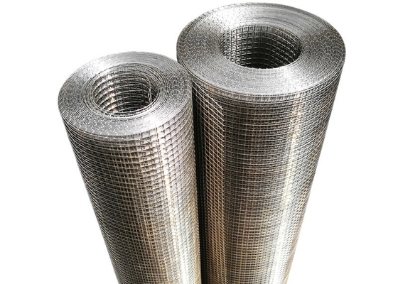 304 316 316l Stainless Steel Welded Wire Fabric 1/4 Inch 1/2 Inch Silver