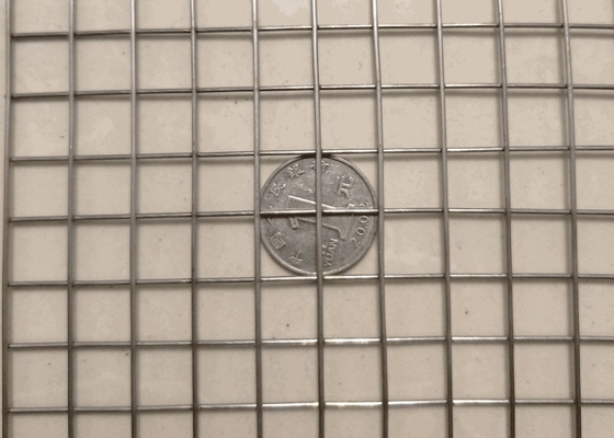 8x0.5m 1mm 304 Stainless Steel Welded Wire Mesh Panel Square Hole
