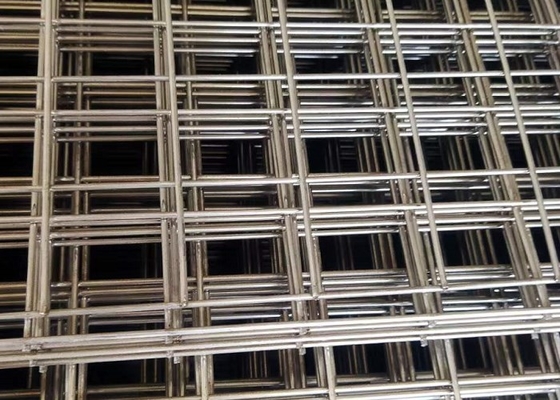 Customized 304 Galvanised Weld Mesh Panels 6-50 Mm Hole 1-2 Meters Wide