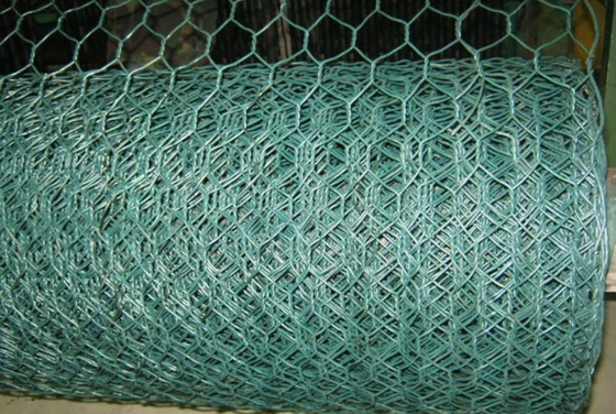 1/2 Inch Hole Size Chicken Galvanized Hexagonal Wire Mesh 0.5m Width