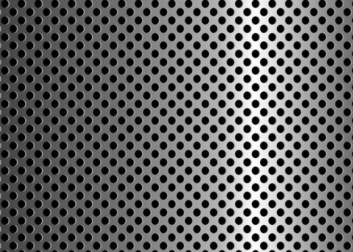 OEM Perforated Stainless Steel Mesh , 1.5mm Stainless Steel Perforated Sheet