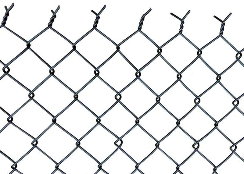 Decorative Tennis Court Mesh Fencing , Chain Link Security Fence 40x40mm