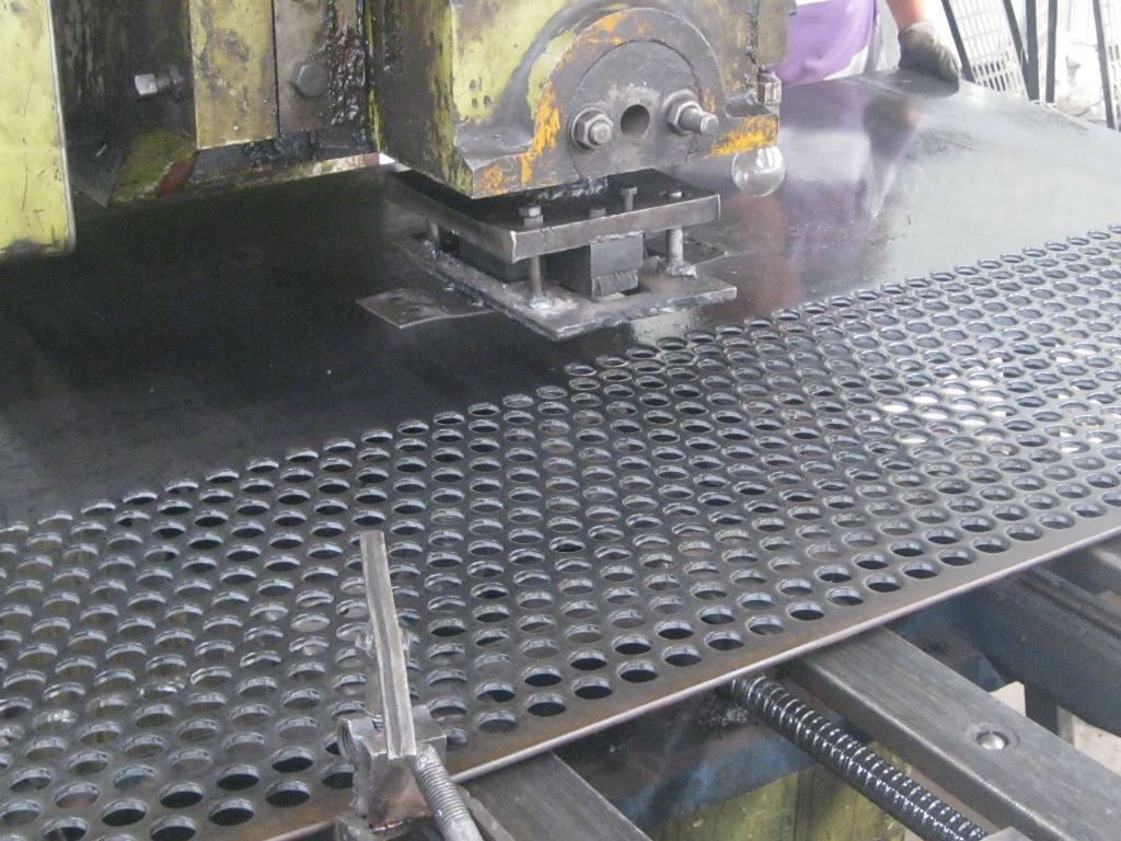T0.3mm Perforated Galvanized Steel Sheet , HH Perforated Stainless Plate