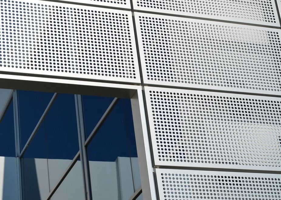 SGS Grade 304 316 Micron Stainless Steel Perforated Metal Sheet Round Hole