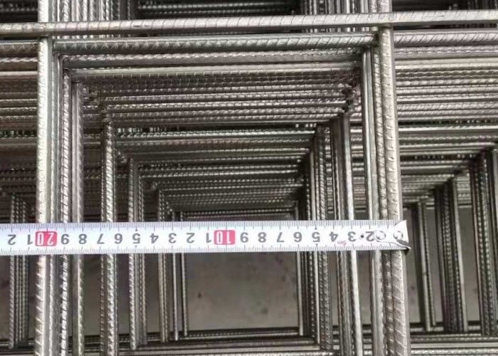8mm 20cm Hole 2x4m Rebar Mesh Panels For Concrete