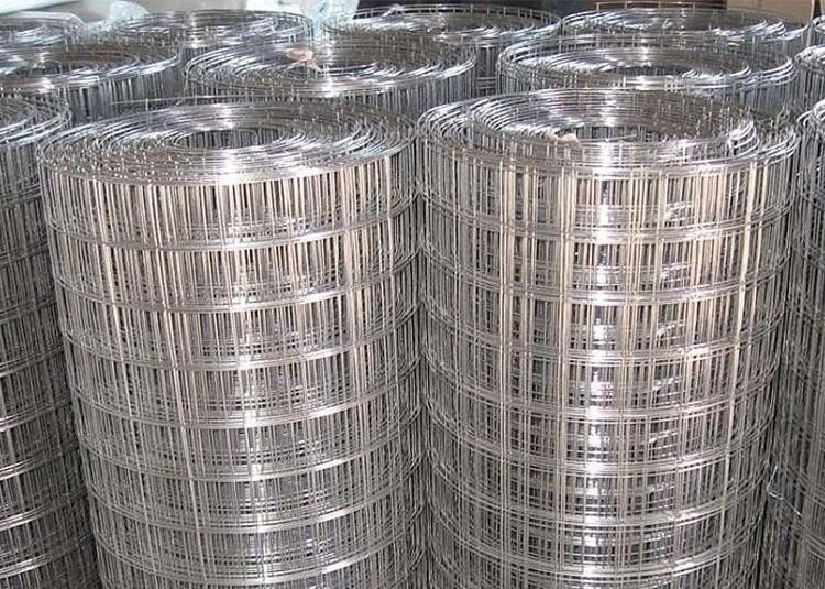 4mm 304 316 316l Stainless Steel Welded Wire Mesh Silver For Animal Cage