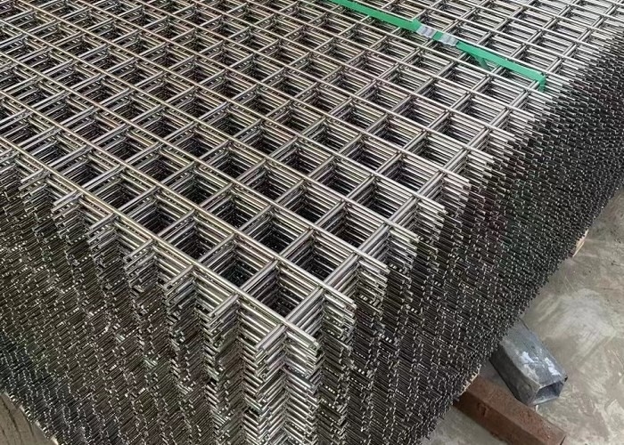 Iron Rebar 6mm Stainless Steel Welded Wire Mesh Panel For Pvc And Galvanized Fence