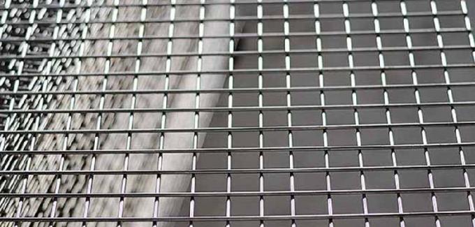 Rust Proof 3mm Stainless Steel Wire Mesh Panels 50x50mm Hole Hot Dip Galvanized 0