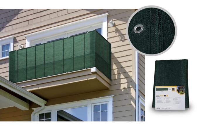 Balcony Hdpe Shade Net 0.9x5m UV Sail Finishing 2