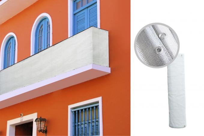 Balcony Hdpe Shade Net 0.9x5m UV Sail Finishing 3